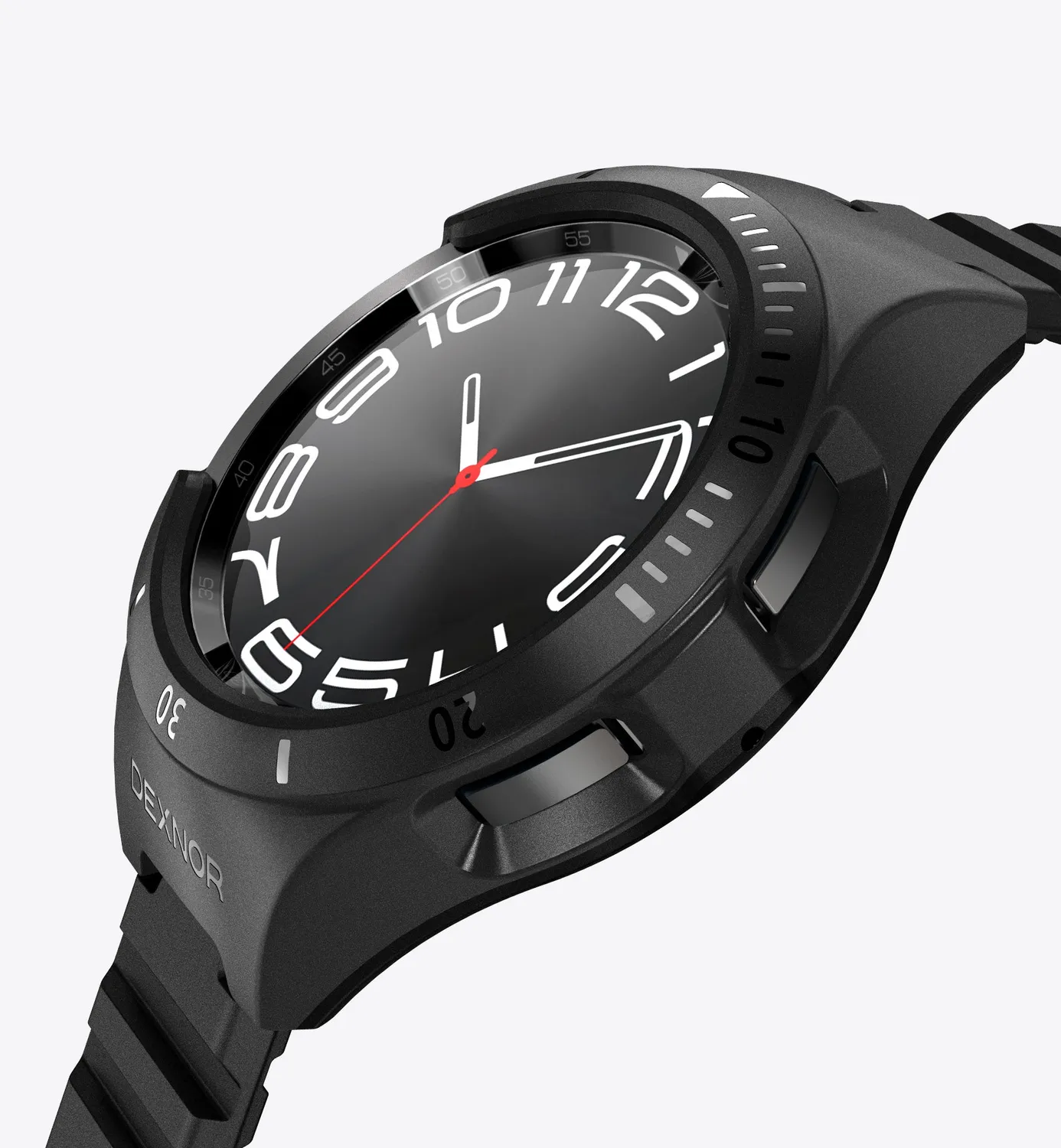Dexnor Galaxy Watch 6 43mm cover bumper nera antishock