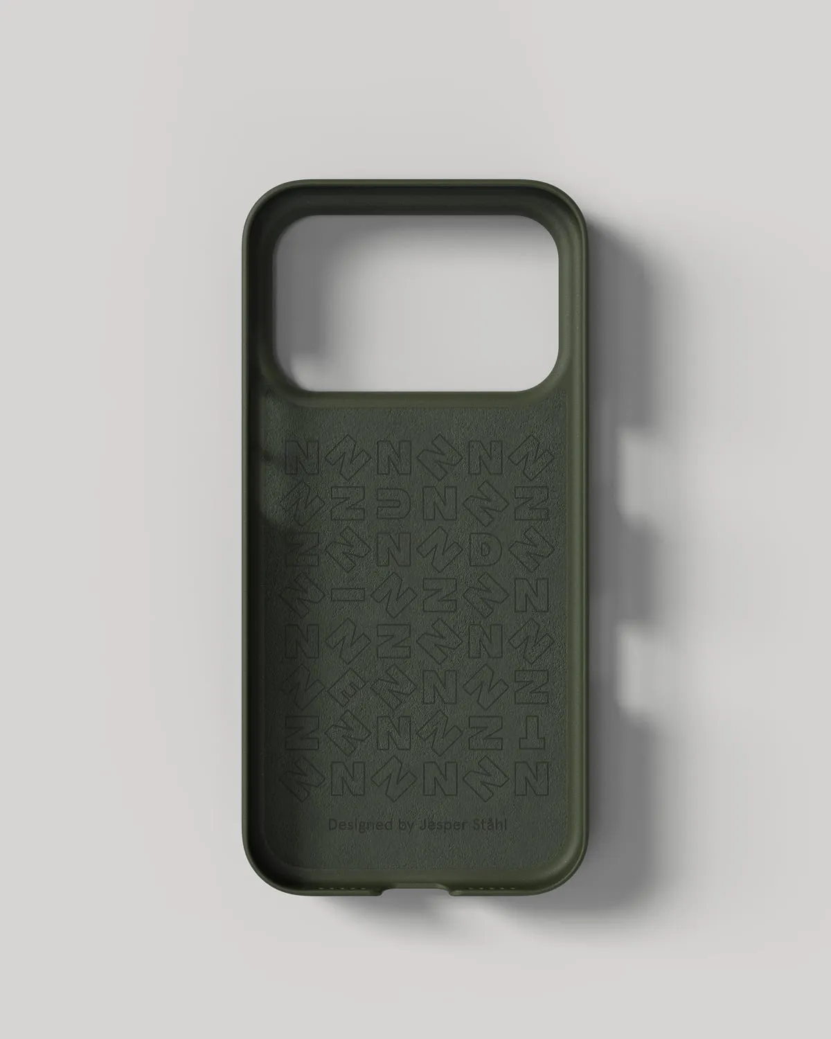Nudient Thin Case cover iPhone 18 Pro verde MagSafe sottile