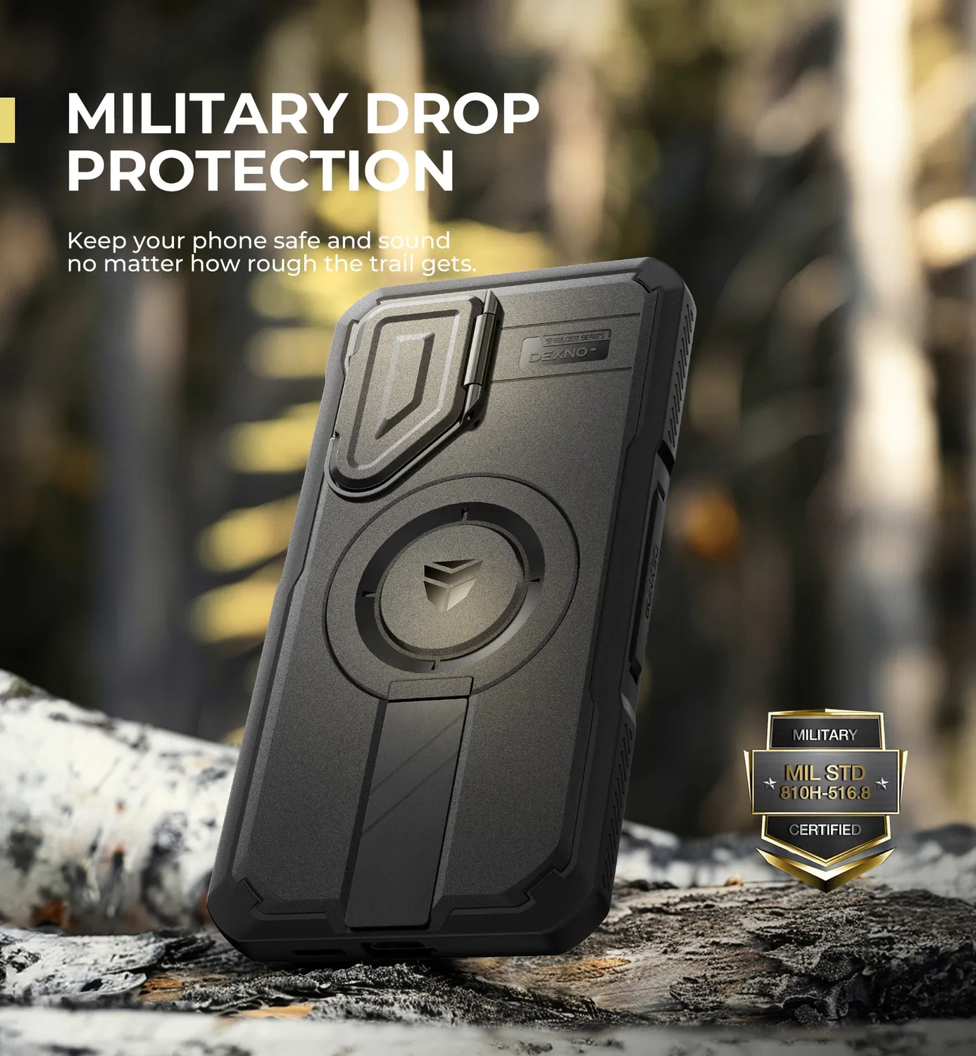 Dexnor Full Body cover Galaxy S25 Plus nera antishock
