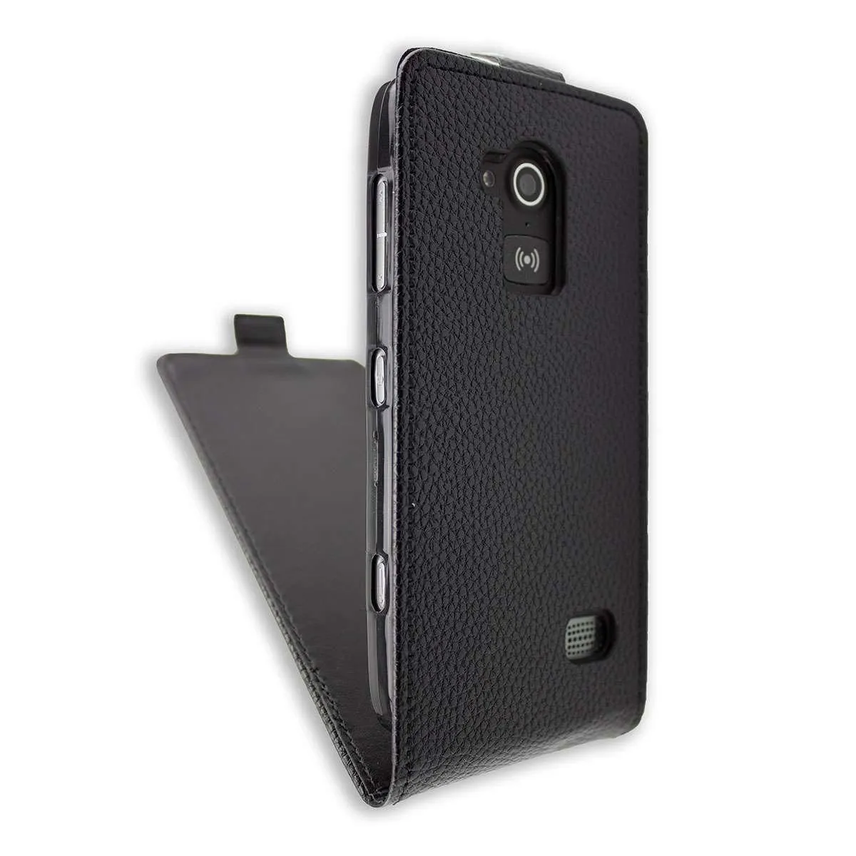 caseroxx Flip Cover Doro Liberto 824/825 Nera Magnetica