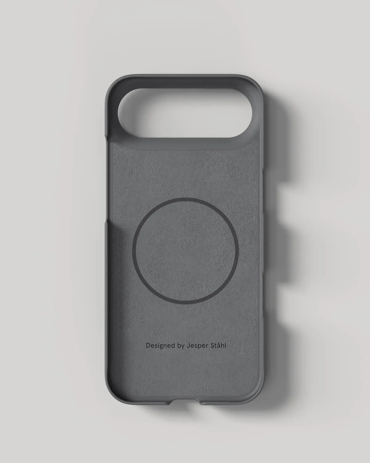 Nudient Thin Case iPhone Air cover grigia MagSafe sottile