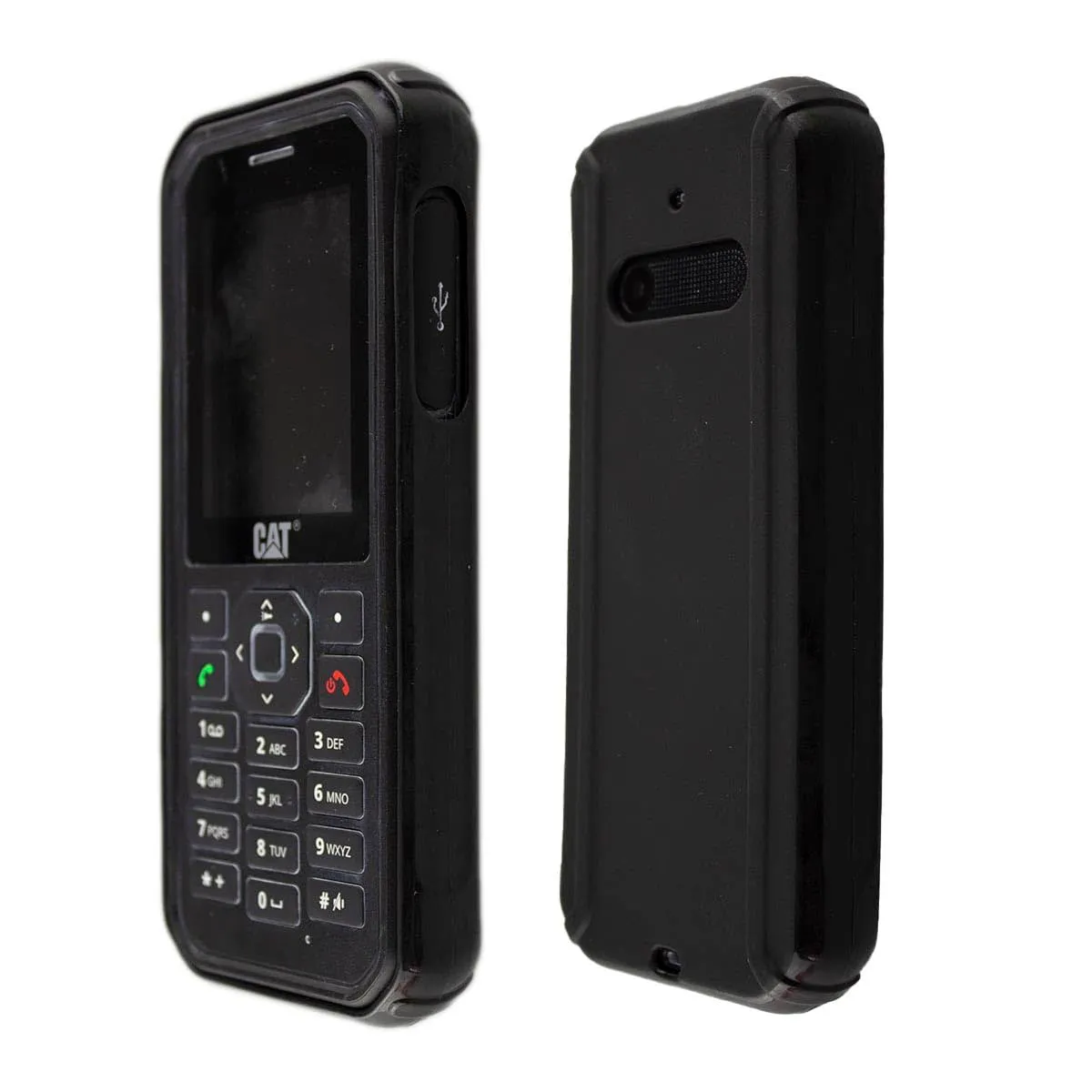 caseroxx Cat B40 cover TPU nera antiurto