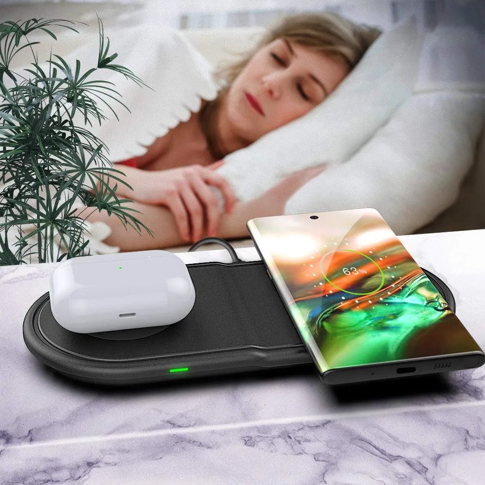 MoKo Stazione Ricarica Wireless Qi Rapida 3in1