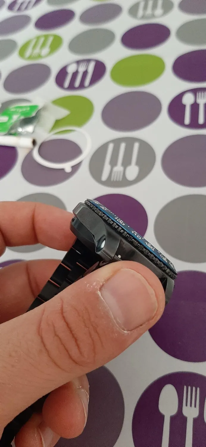 MoKo anello lunetta Galaxy Watch 46mm nero acciaio