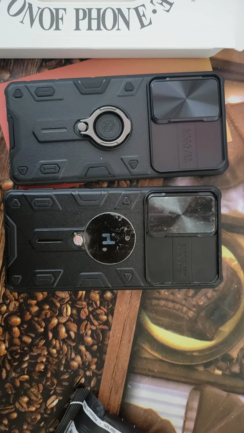 CloudValley Galaxy S21 Ultra Cover Nera Anello Antishock