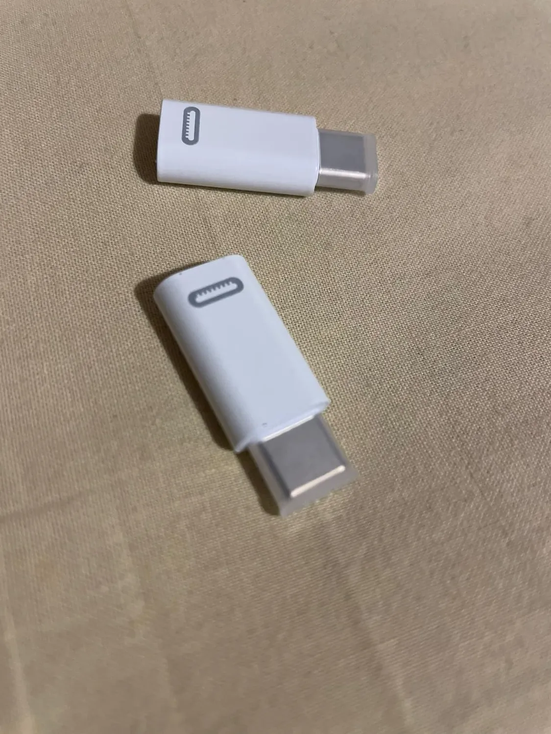 MoKo Adattatore Lightning-USB-C Maschio 2 Pezzi Bianco ricarica