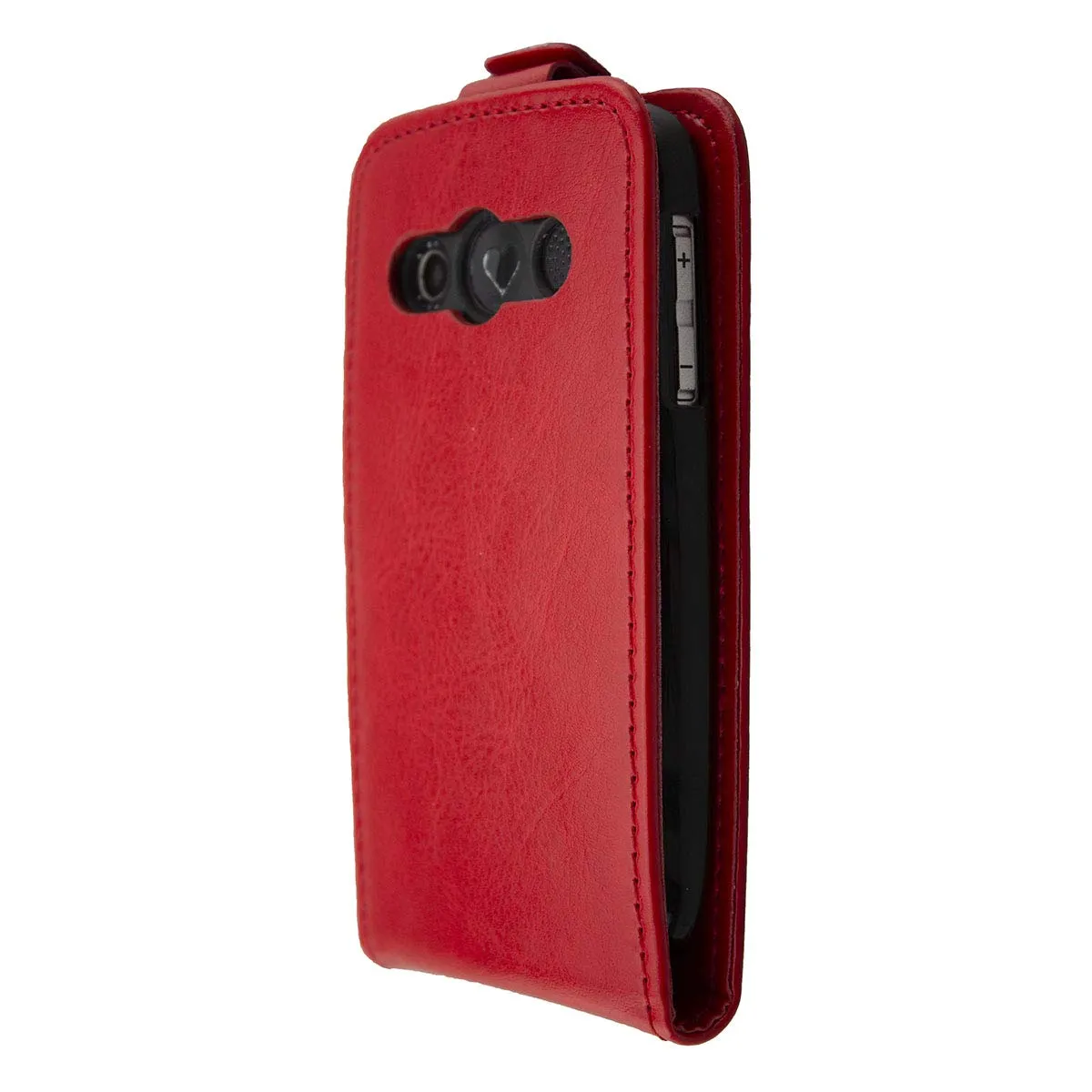 caseroxx Flip Cover Emporia Euphoria V50 custodia rossa
