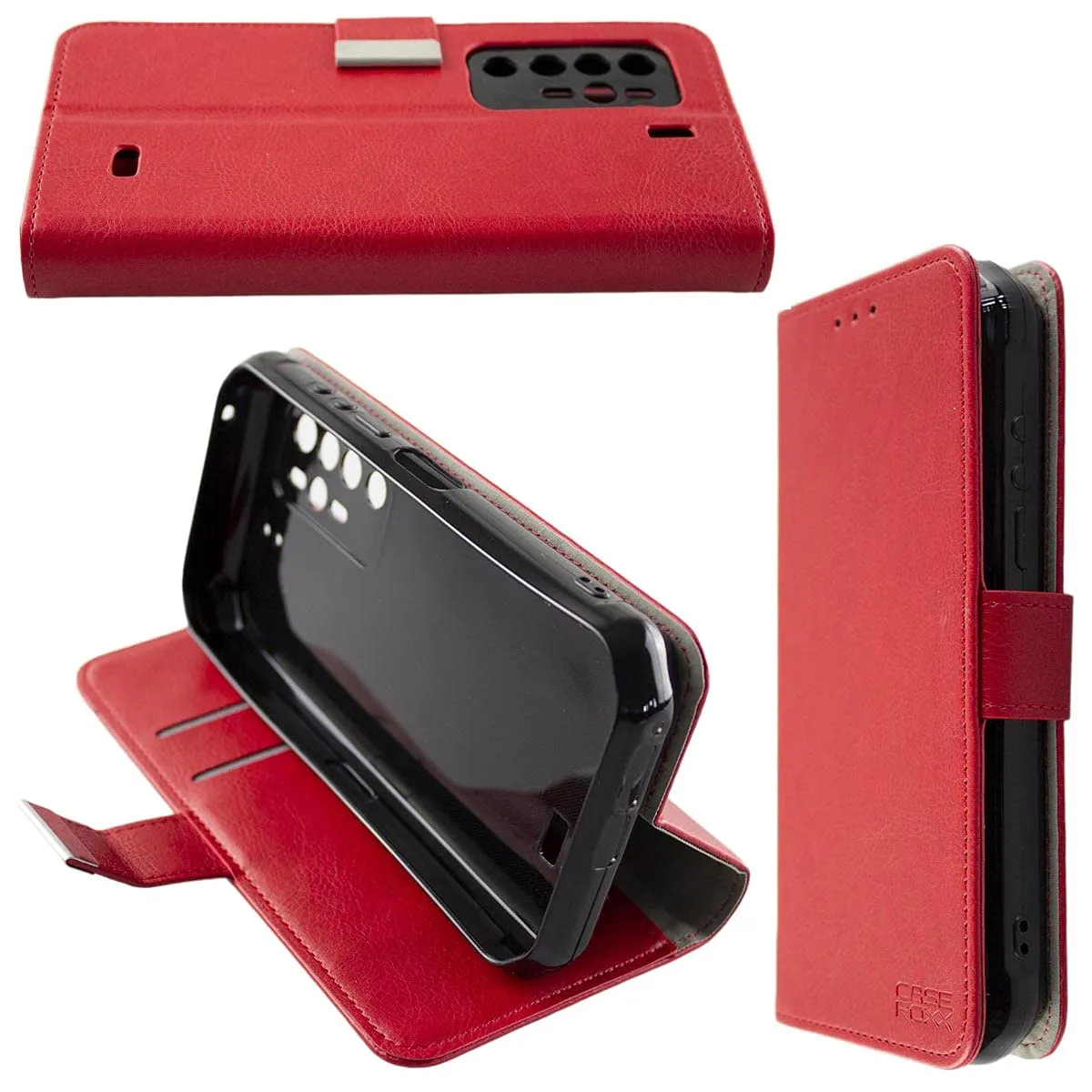 caseroxx Armor 11 5G/11T custodia libro nero wallet