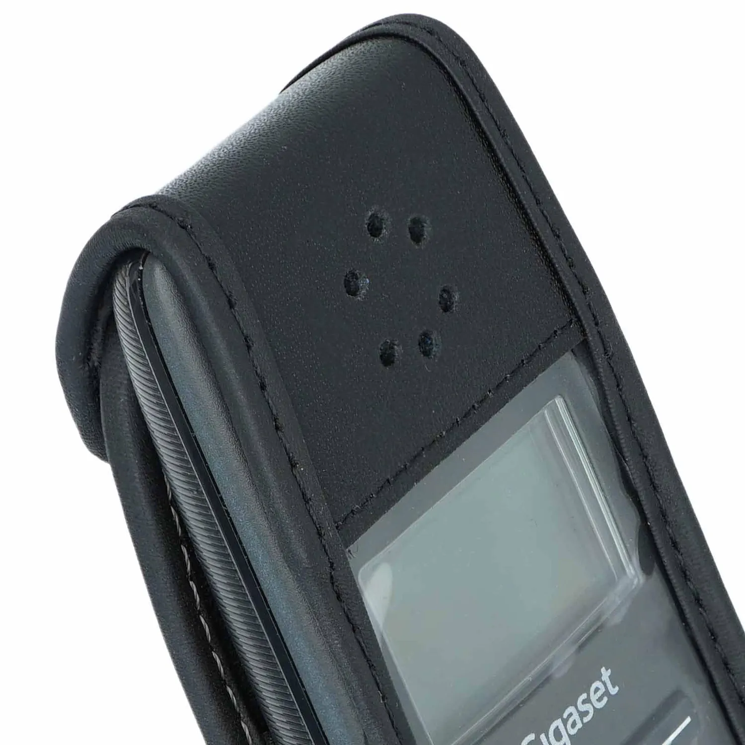 caseroxx Gigaset Pure 120 custodia pelle con clip cintura
