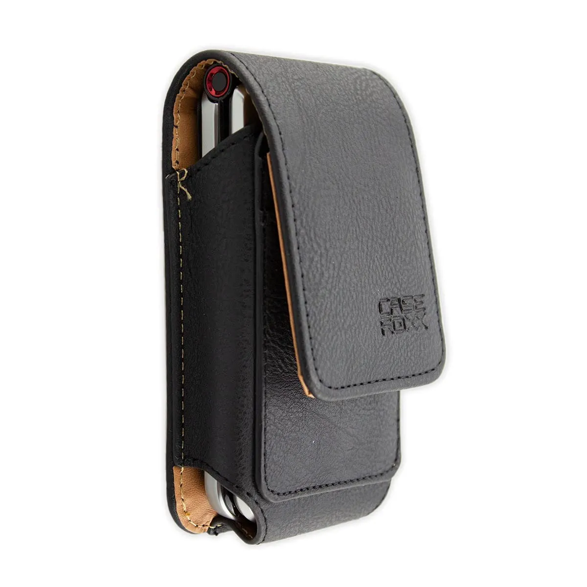caseroxx Joy-LTE borsello pelle marrone con passante cintura
