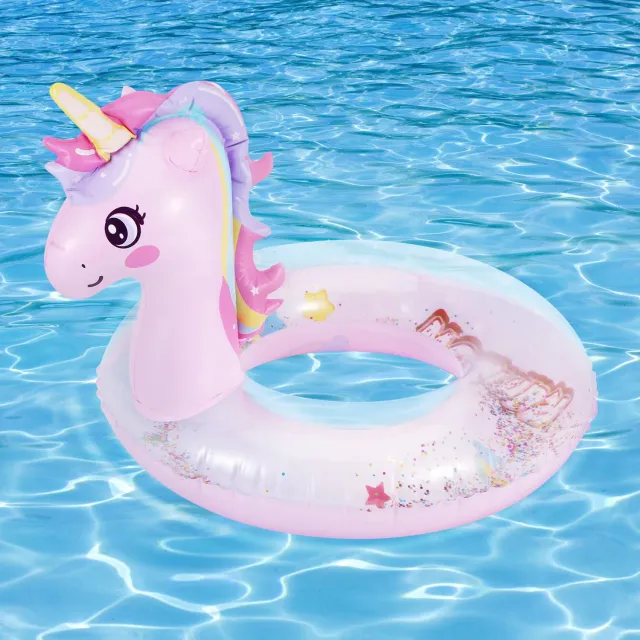 MoKo Ciambella Nuoto Bambini Unicorno Rosa 70 143cm