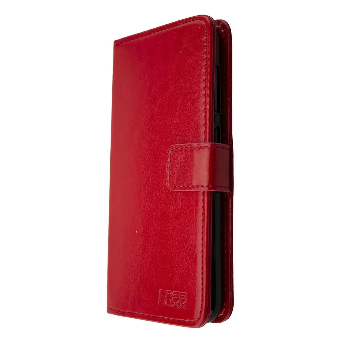 caseroxx Bookstyle Gigaset GS185 custodia a libro rossa pelle