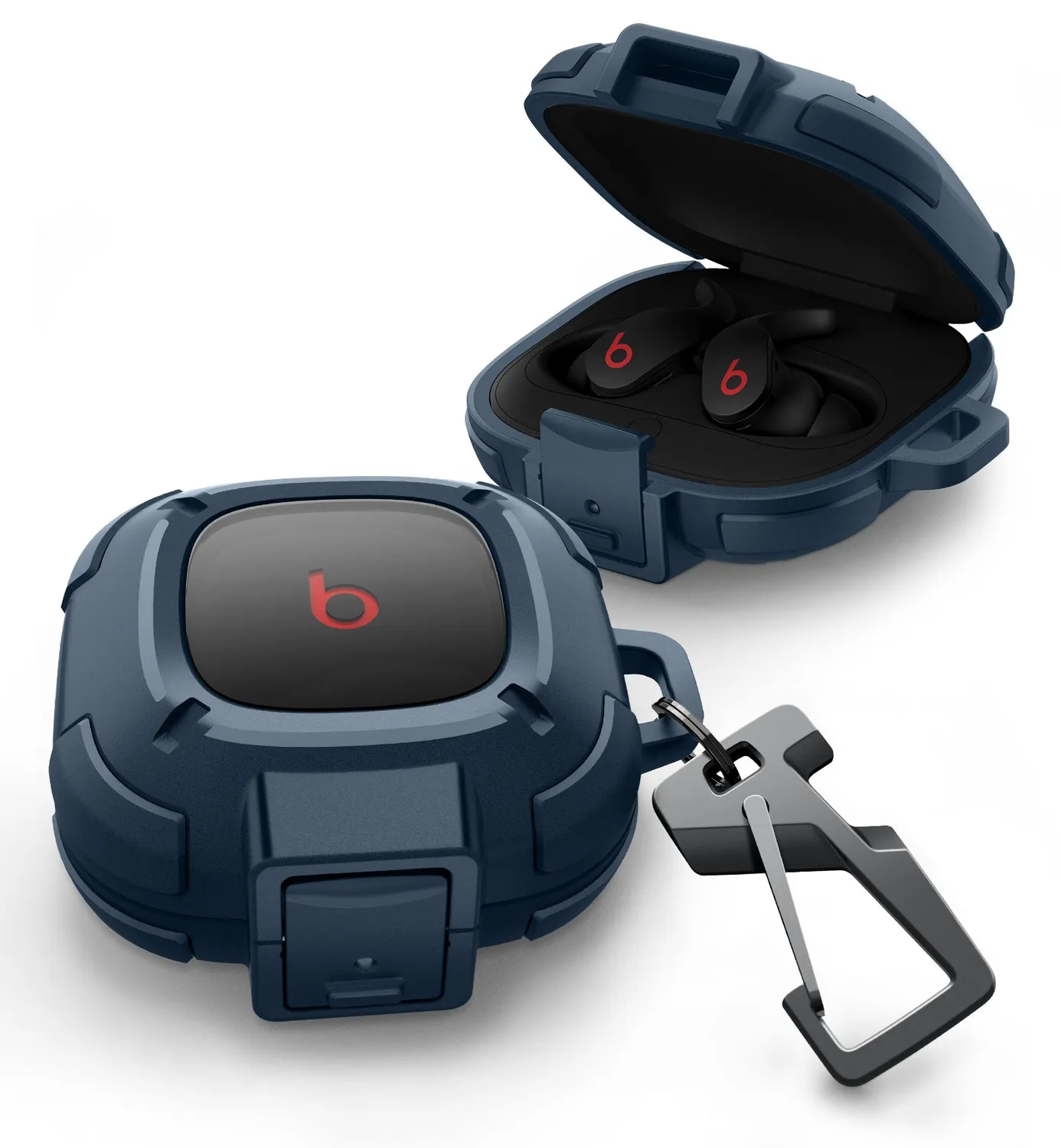 Dexnor cover Beats Fit Pro 2021 blu antiurto