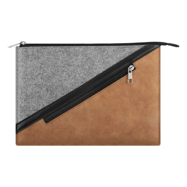 MoKo Galaxy Tab S8+ 12.4 sleeve marrone grigio leggera
