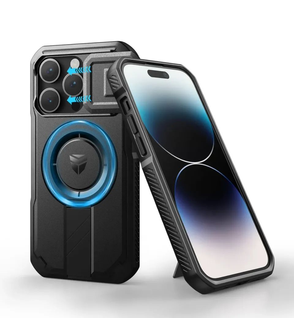 Dexnor iPhone 14 Pro cover nera antiurto MagSafe