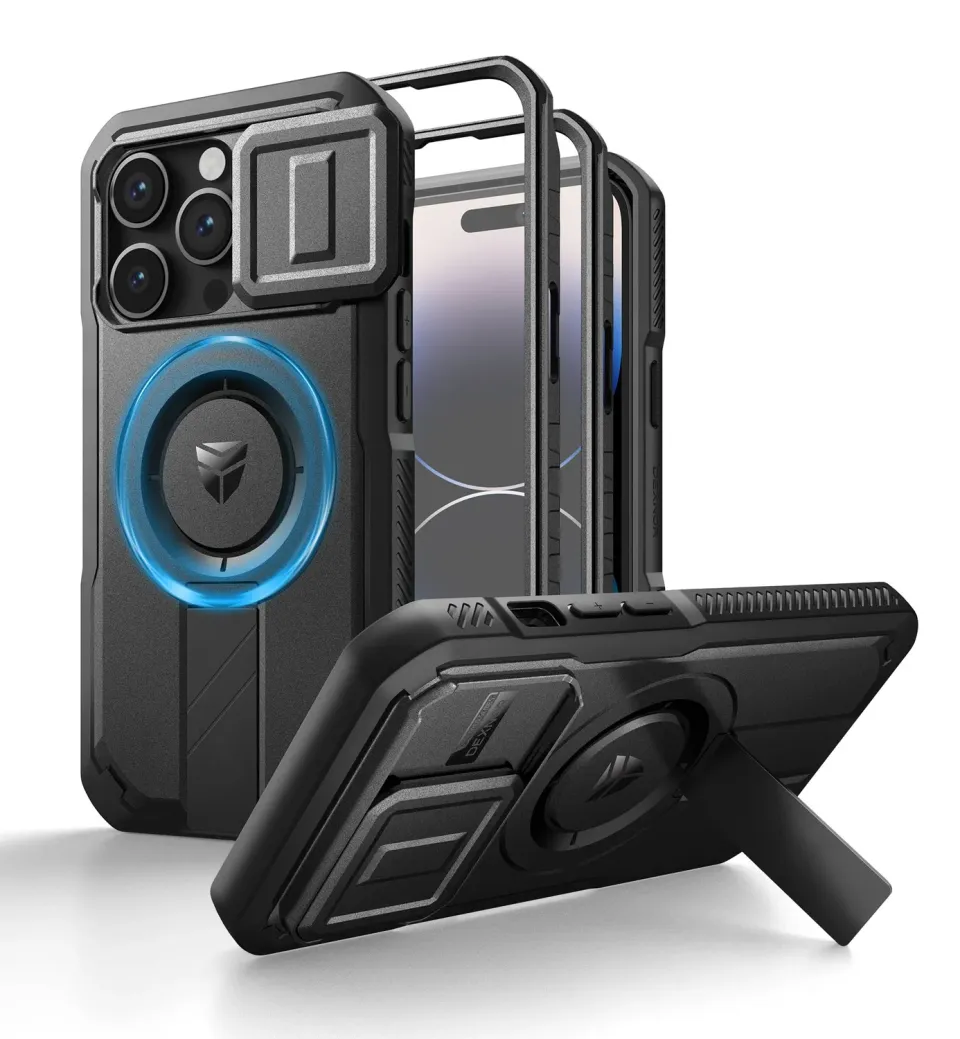 Dexnor iPhone 14 Pro Cover bumper blu MagSafe