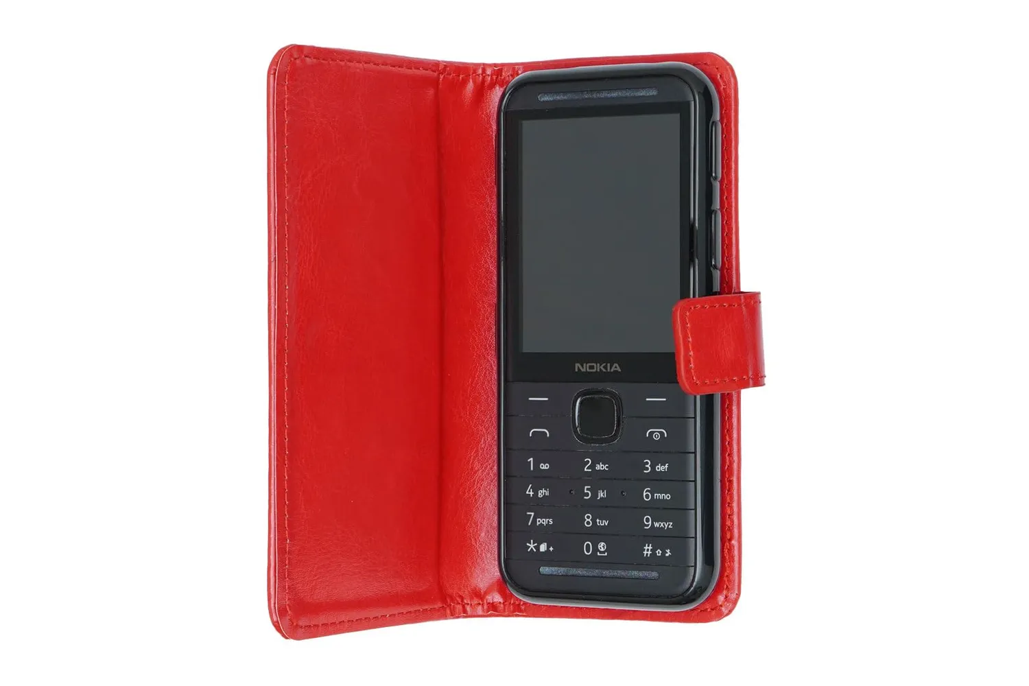 caseroxx Bookstyle Nokia 5310 (2024) custodia rosso portafoglio