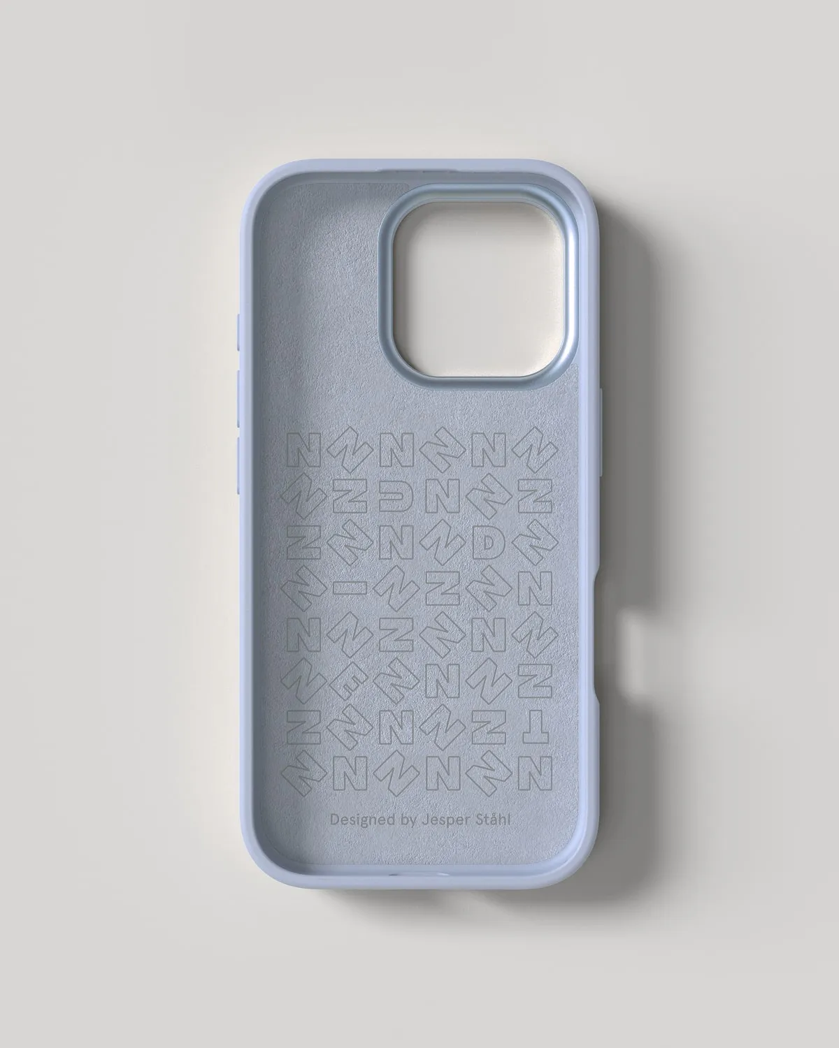 Nudient Bold Case iPhone 16 Pro cover Aura Blue MagSafe