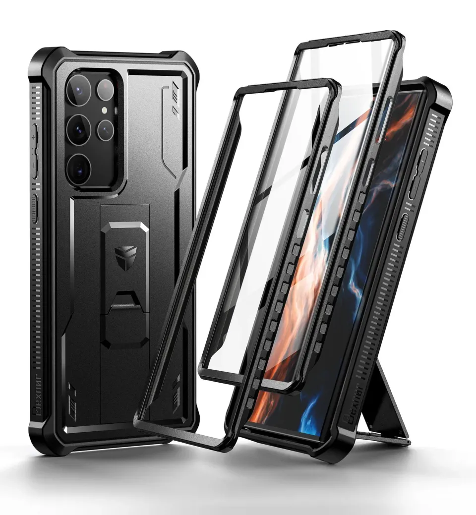 Dexnor Galaxy S22 Ultra Cover nera rugged
