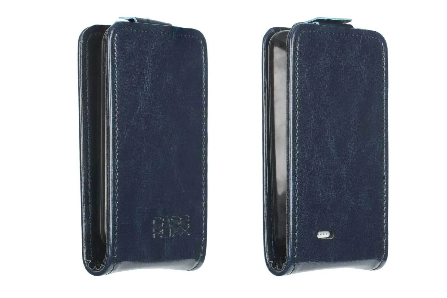 caseroxx G7 / ONE+ flip cover azzurra in finta pelle