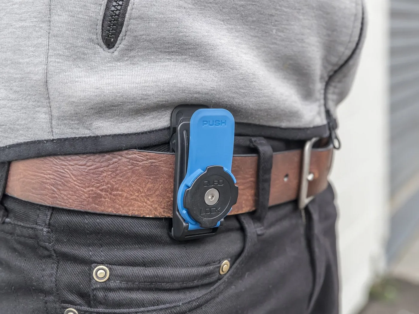 Quad Lock Clip Cintura Multiuso supporto smartphone nero