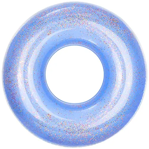 MoKo Ciambella da Nuoto Paillettes Salvagente 90 cm Glitter
