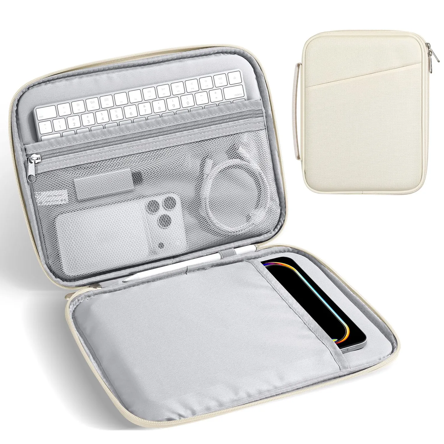 MoKo Borsa Tablet 9-11 Pollici con Maniglia Nero