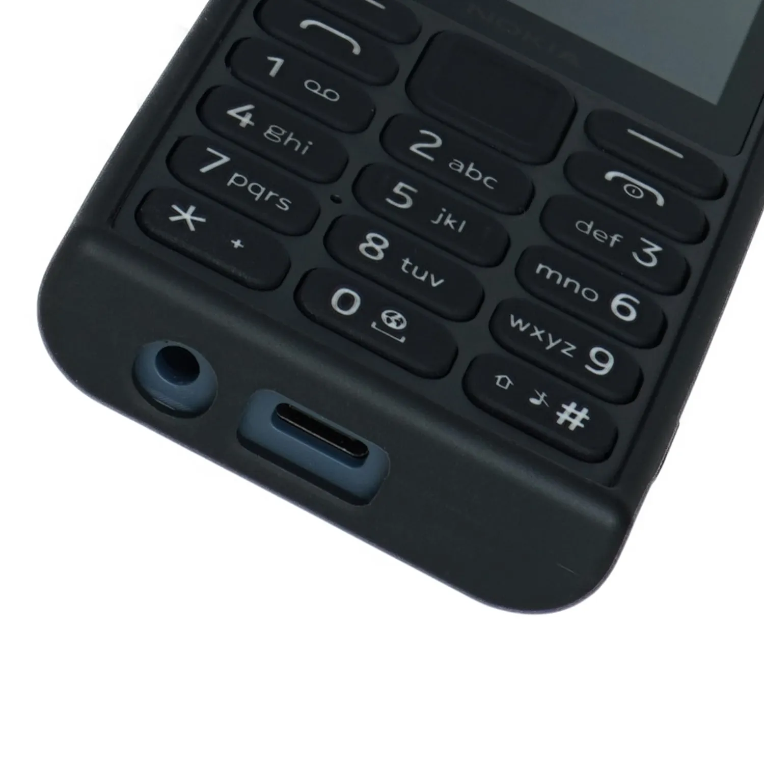 caseroxx TPU cover Nokia 108 4G Nokia 105 4G nera bumper