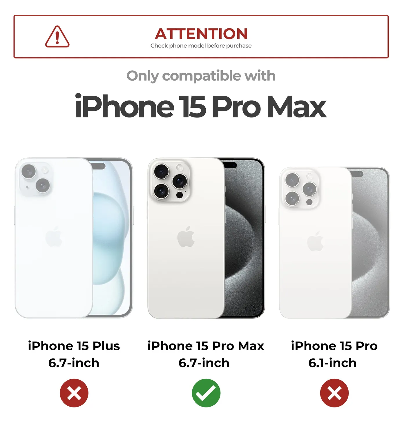 Dexnor cover iPhone 15 Pro Max nera MagSafe