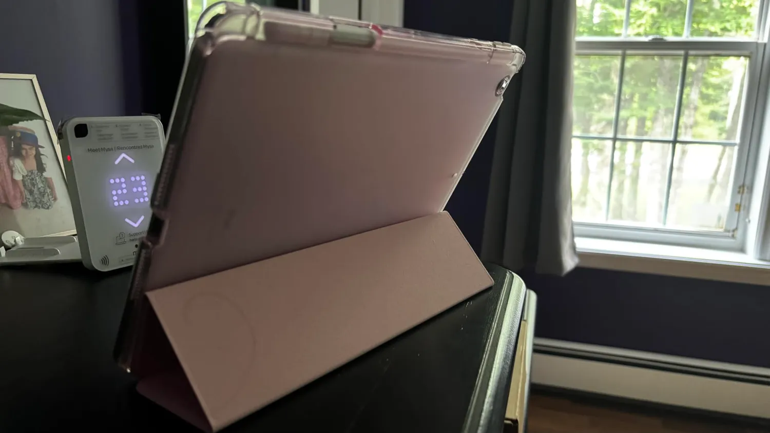 MoKo 10.2 iPad 9/8/7 cover rosa portapenna leggera