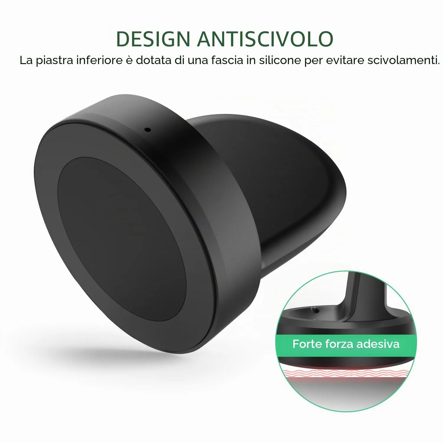 MoKo Samsung Gear S3 base ricarica wireless Qi nera