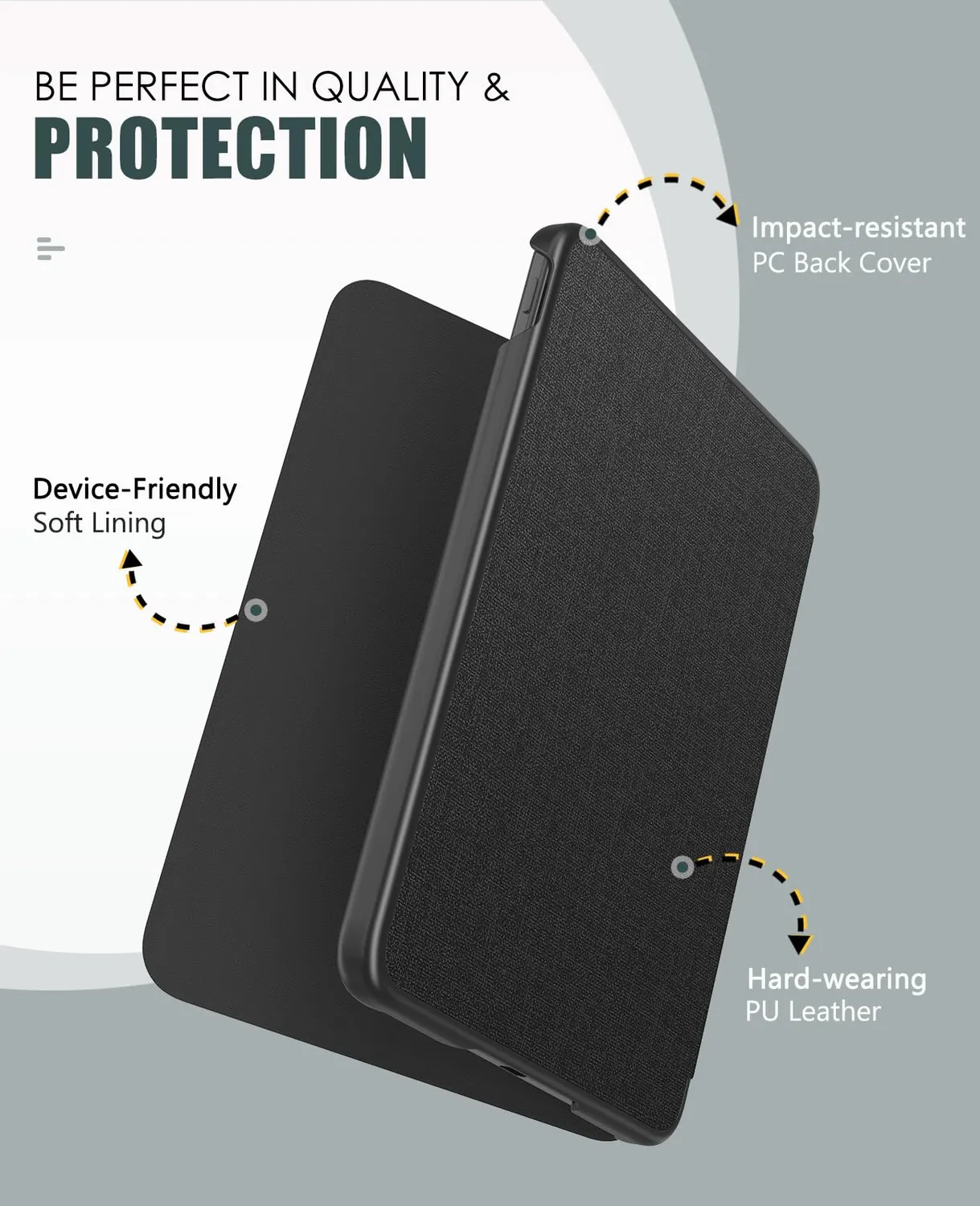 MoKo Kindle Paperwhite 7 13ª Gen cover denim nero