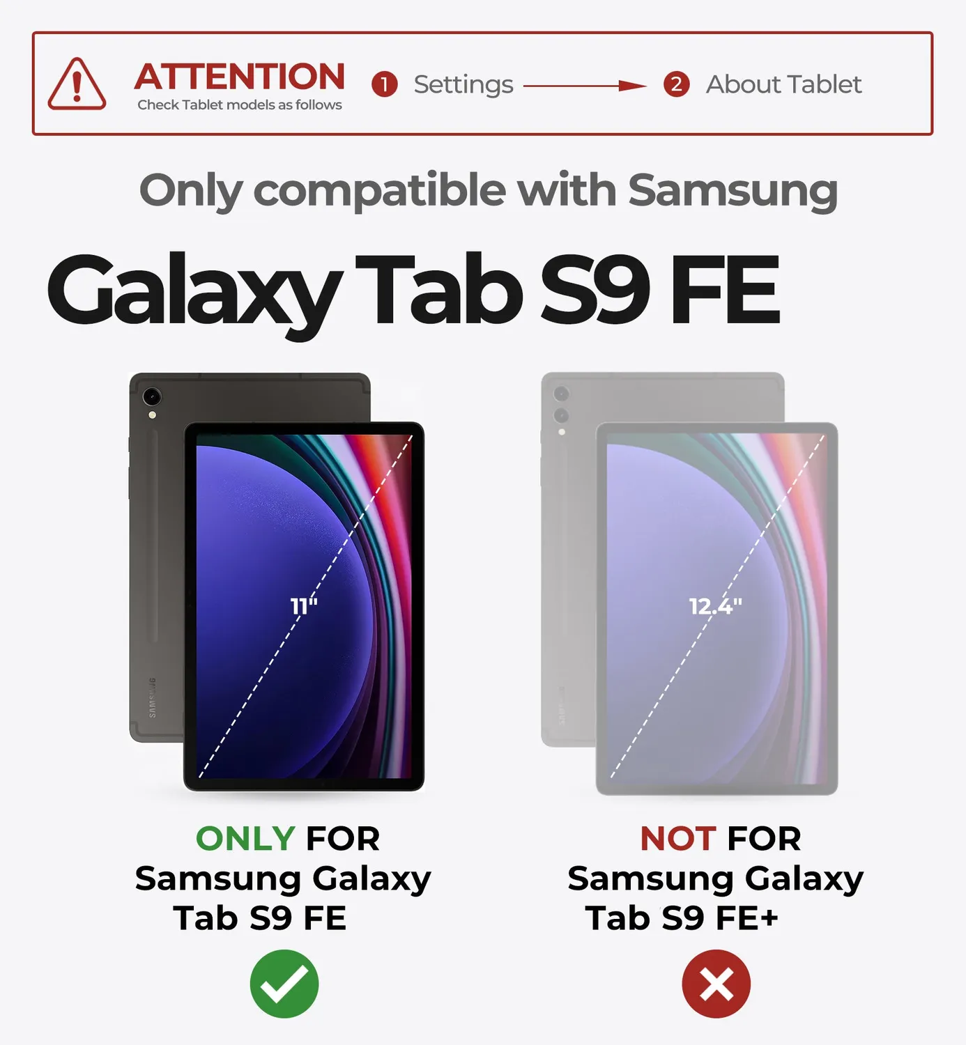 Dexnor Galaxy Tab S9 FE 10.9 cover tastiera italiana nera