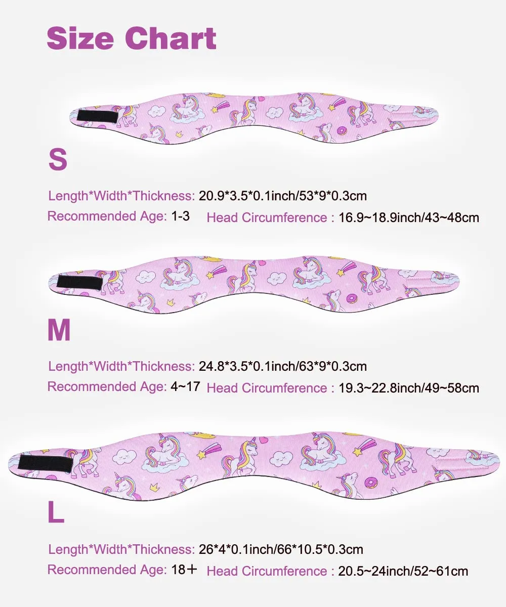 MoKo Fascia Nuoto Bambini Unicorno Rosa M Neoprene