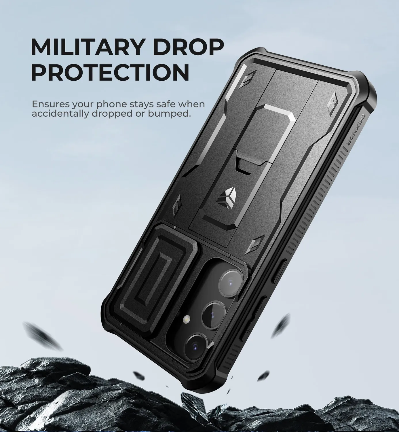 Dexnor cover Samsung Galaxy S24 Plus nera antiurto