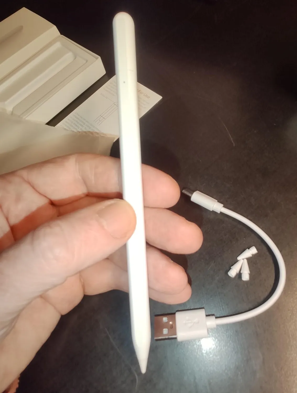 MoKo Penna Stilo USB-C iPad Bianca Ricarica Rapida