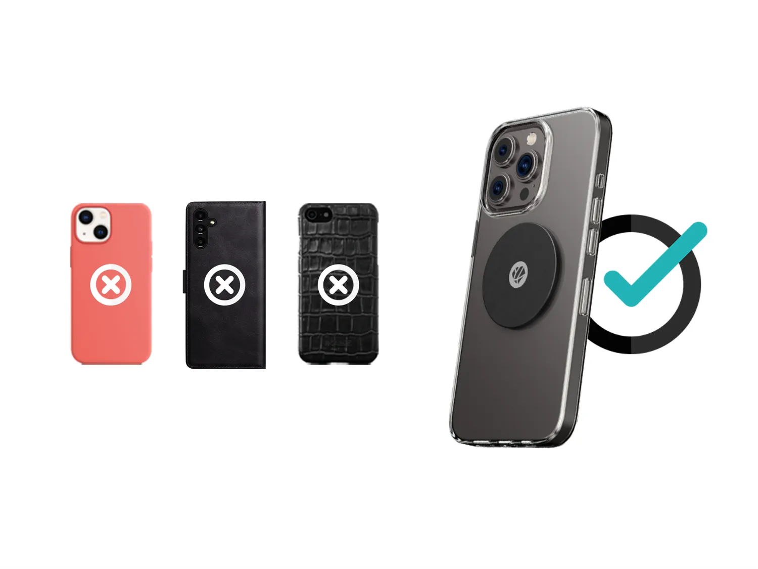 Shapeheart Essenziali Bici kit supporto telefono magnetico