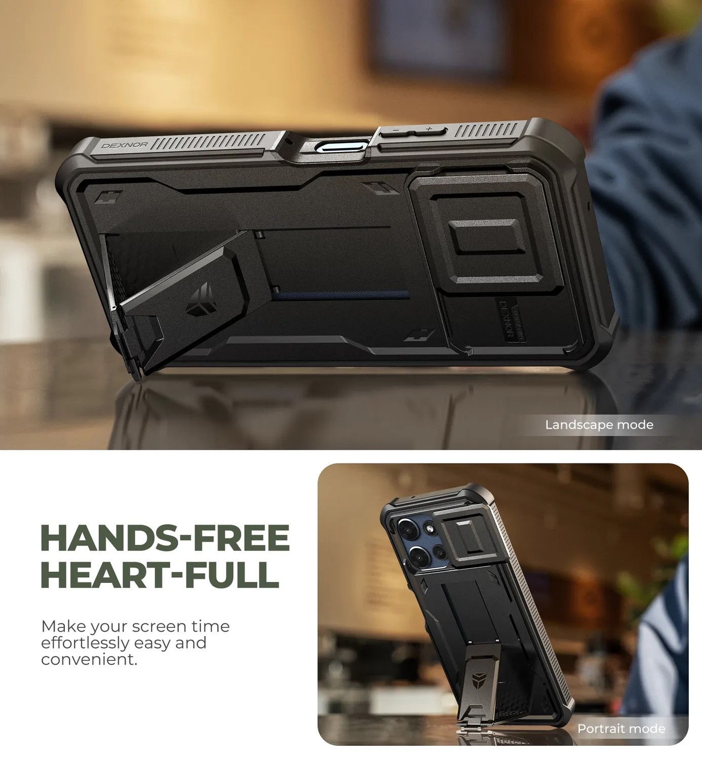 Dexnor Moto G Power 5G 2026 Cover nera