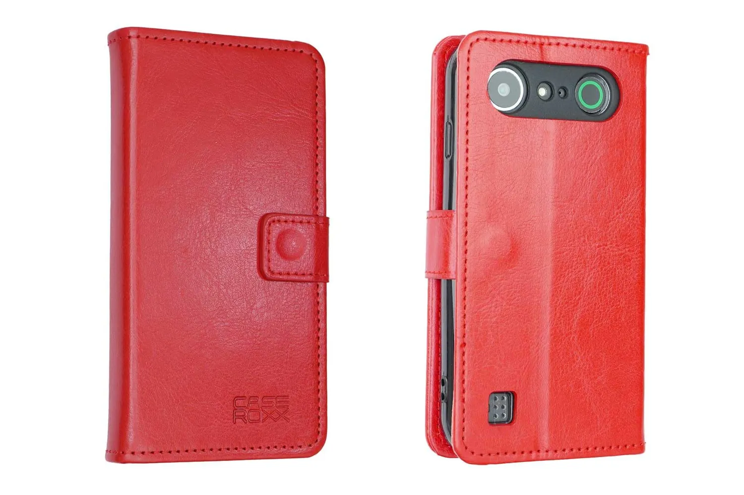 caseroxx custodia Doro Aurora A10 A11 portafoglio rossa