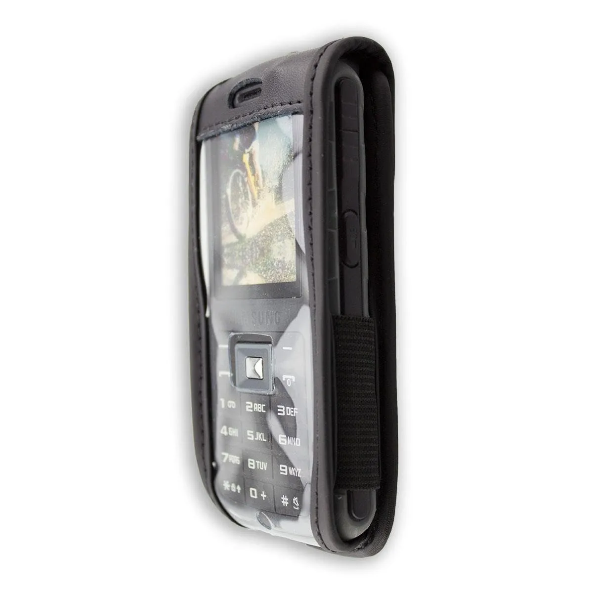 caseroxx Borsa pelle Nokia 2700/2730 Classic nera cintura