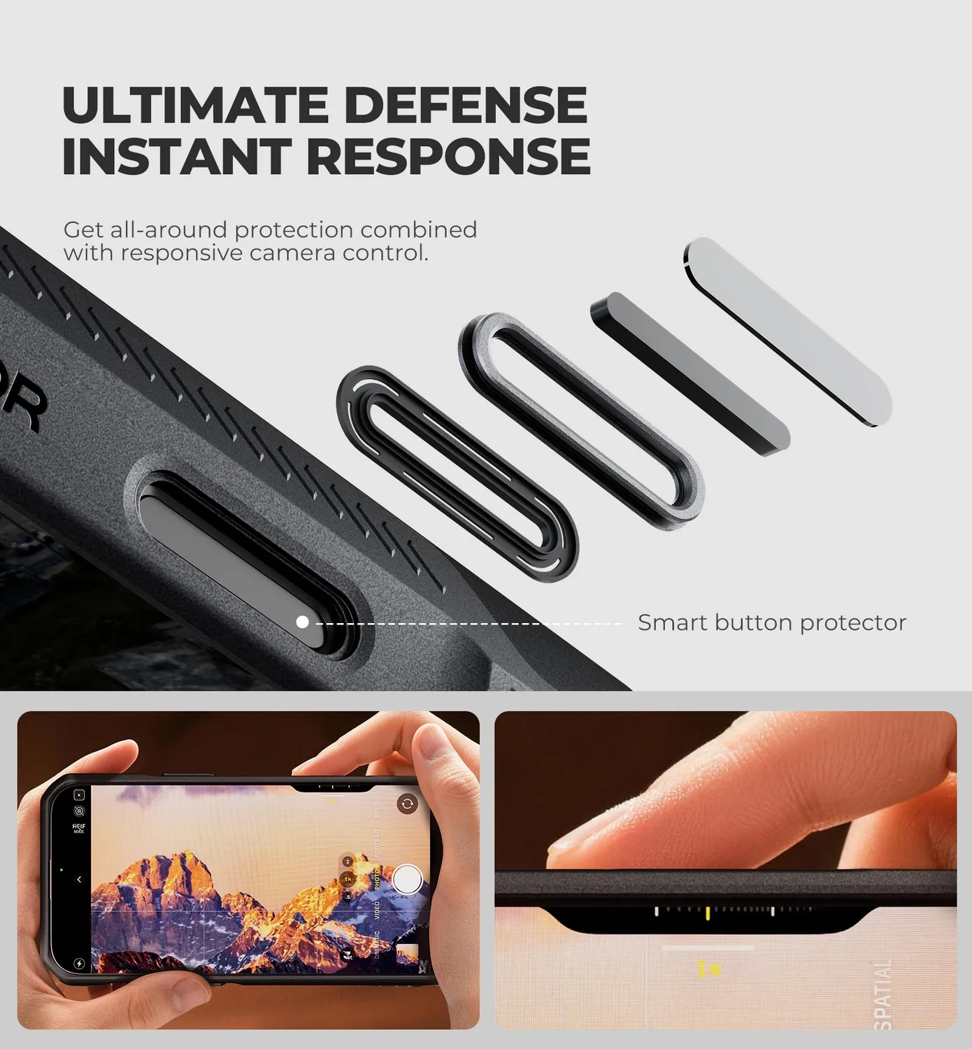 Dexnor iPhone 16 Pro Max cover batteria nera