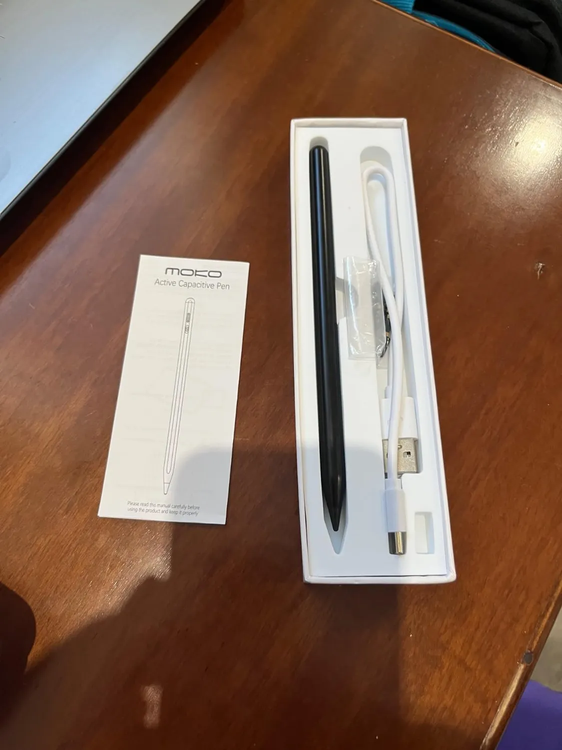 MoKo Penna Stilo Touch Display Bianco 4 Punte