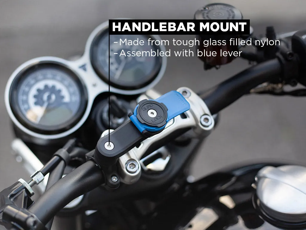 Quad Lock Kit Moto Supporto Manubrio Custodia Pixel antiurto