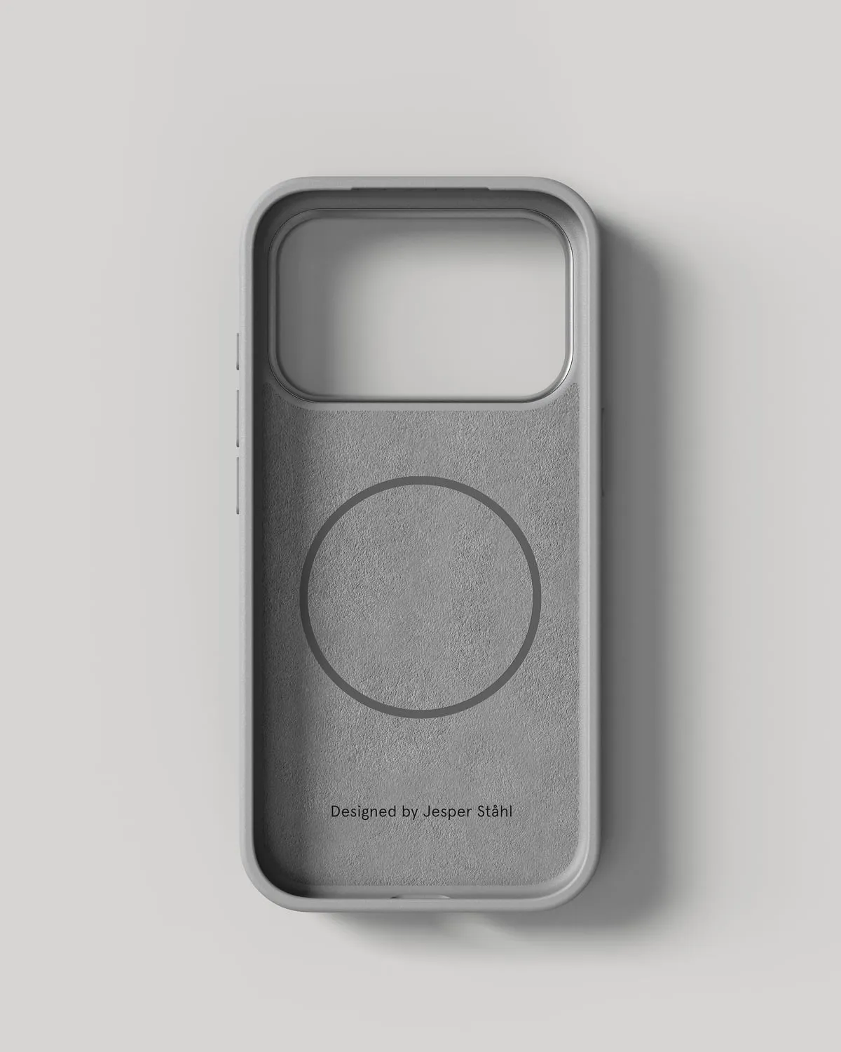 Nudient Bold Case iPhone 17 Pro cover Urban Grey MagSafe