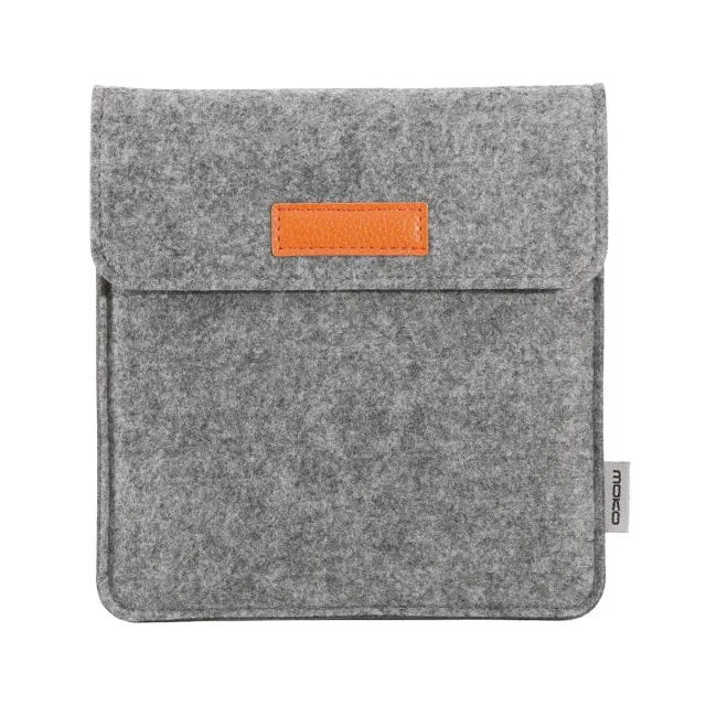 MoKo Custodia Feltro Kindle Oasis 2017/2019 Grigio Chiaro Leggera