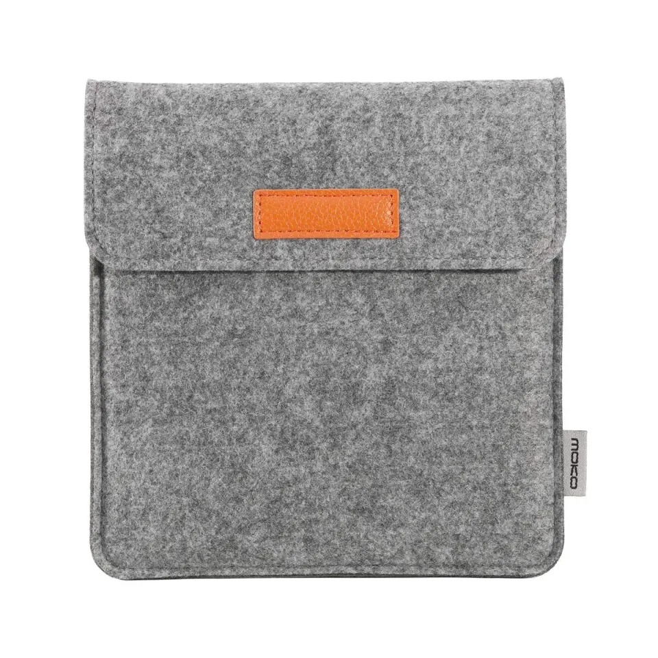 MoKo Custodia Feltro Kindle Oasis 2017/2019 Grigio Chiaro Leggera