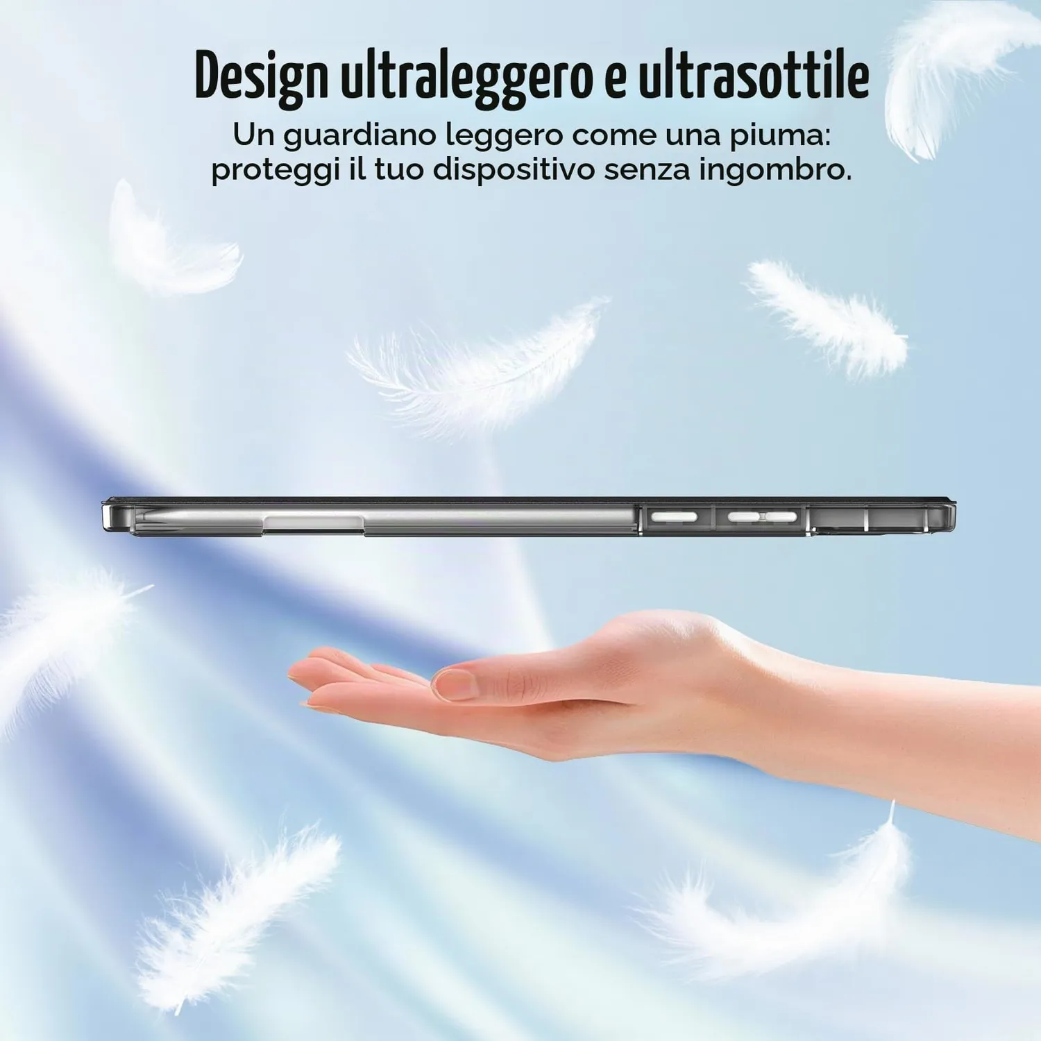 MoKo Custodia Galaxy Tab S11 11" 2025 Nera Sottile Auto Wake