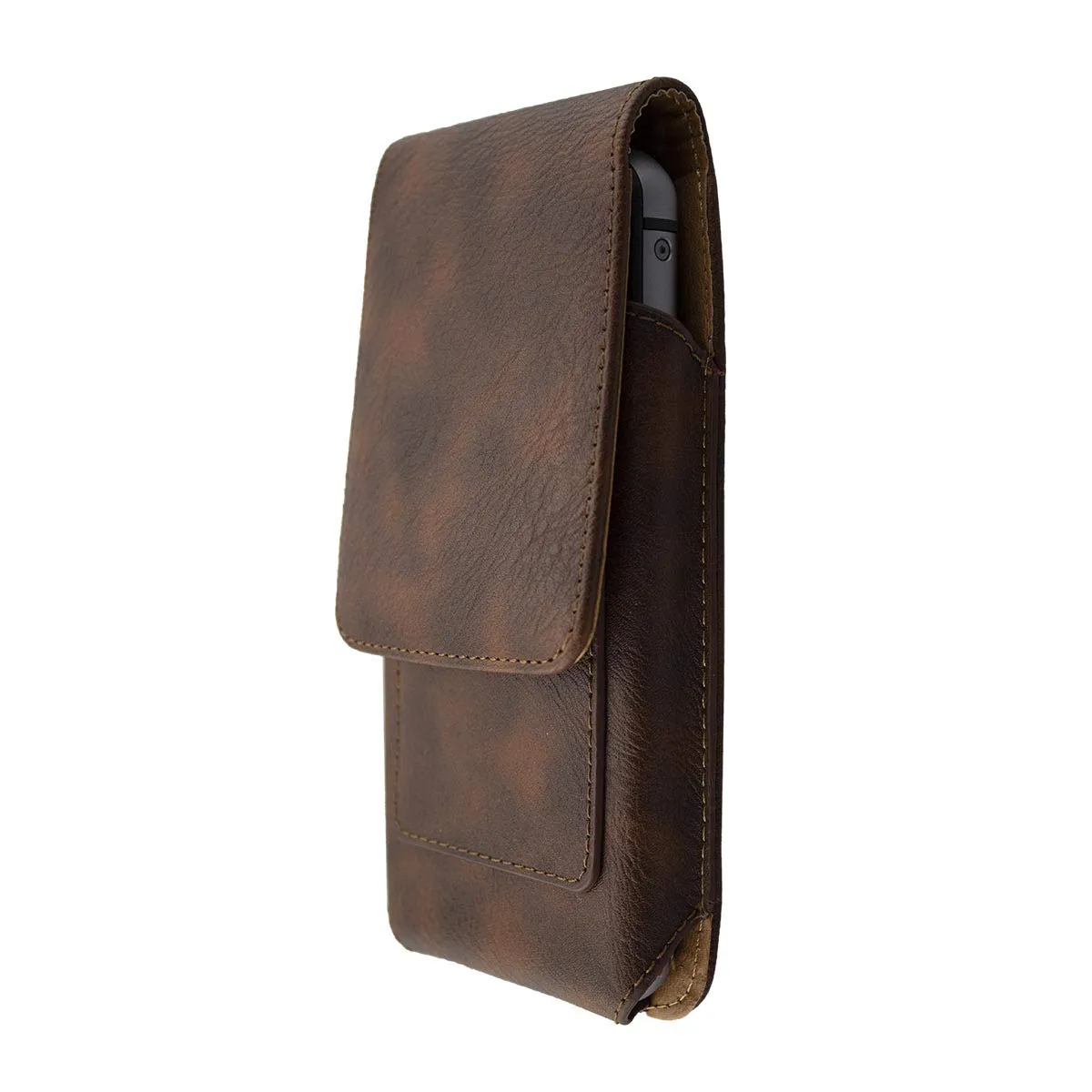 caseroxx Cat S62 S62 Pro fondina outdoor marrone clip cintura