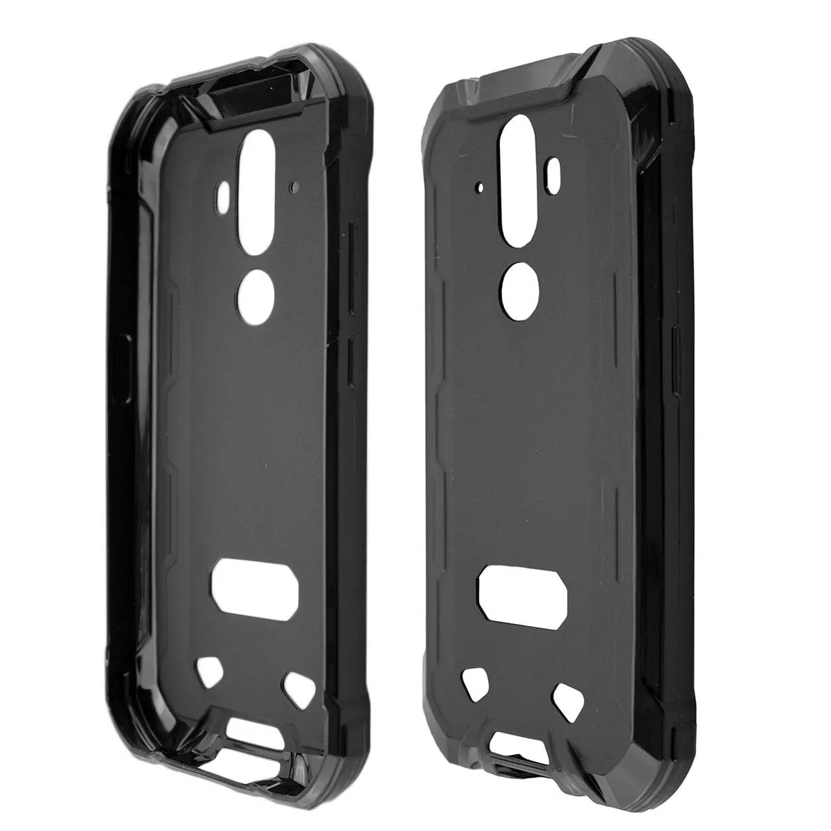 caseroxx Doogee S58 Pro cover TPU nera antiurto