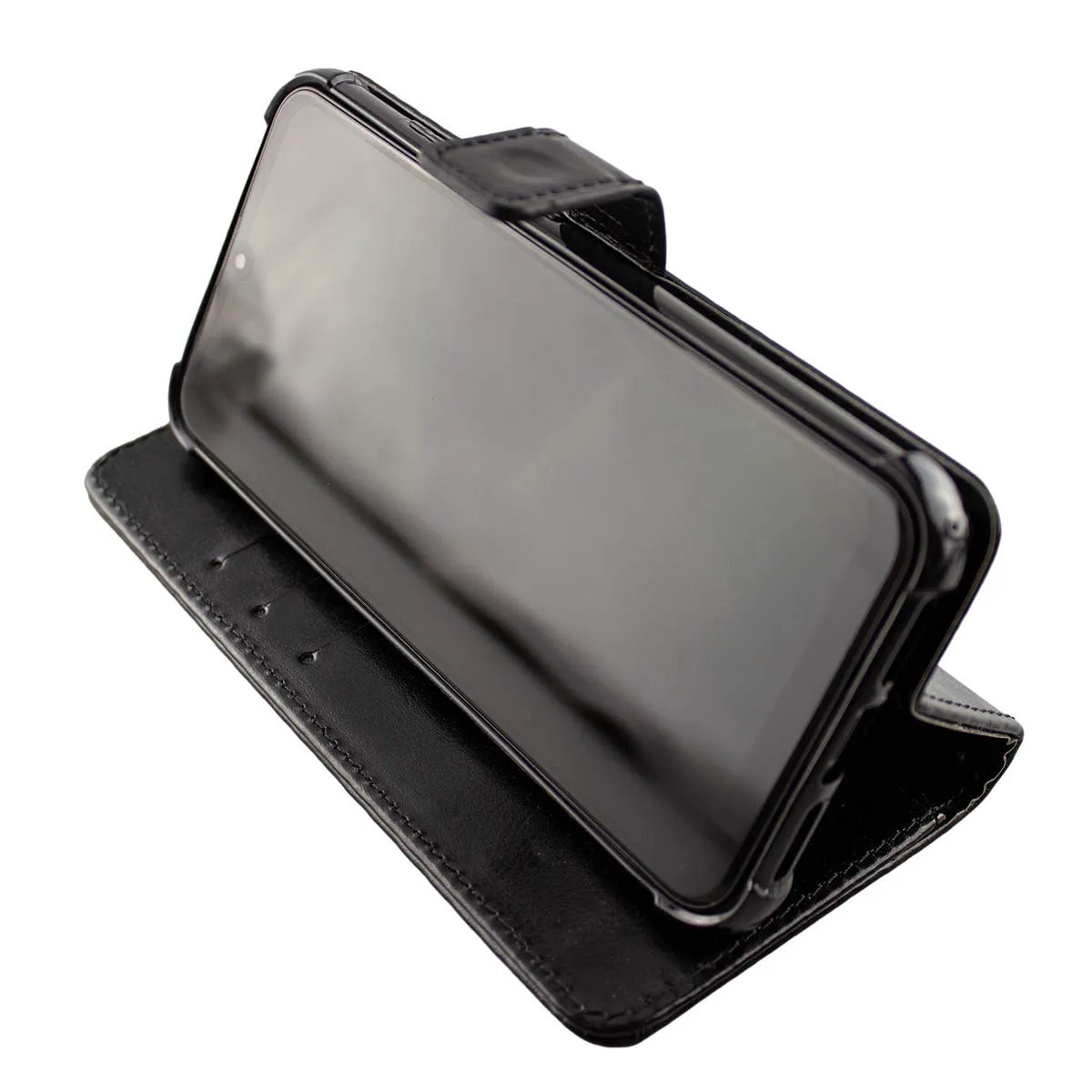 caseroxx Bookstyle Custodia Gigaset GS3 Nera Portacarte